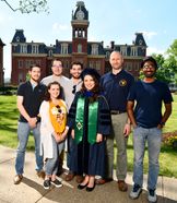 Mayara's graduation photo with group May 2019
