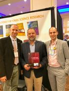 Glen, Jose and Christian (Elsevier publisher) at the IAFS meeting in Toronto, Canada, Sept 2017.