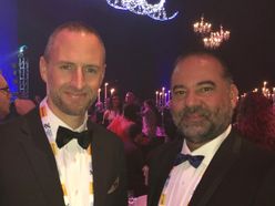 Glen and Jose Almirall at the Gala of the ANZFSS Meeting in Auckland, NZ, Sept 2016.