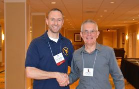 Glen with Sir Peter Fahy (Keynote speaker) at the 2015 ASMS Sanibel meeting on Security and Forensic Applications of Mass Spectrometry
